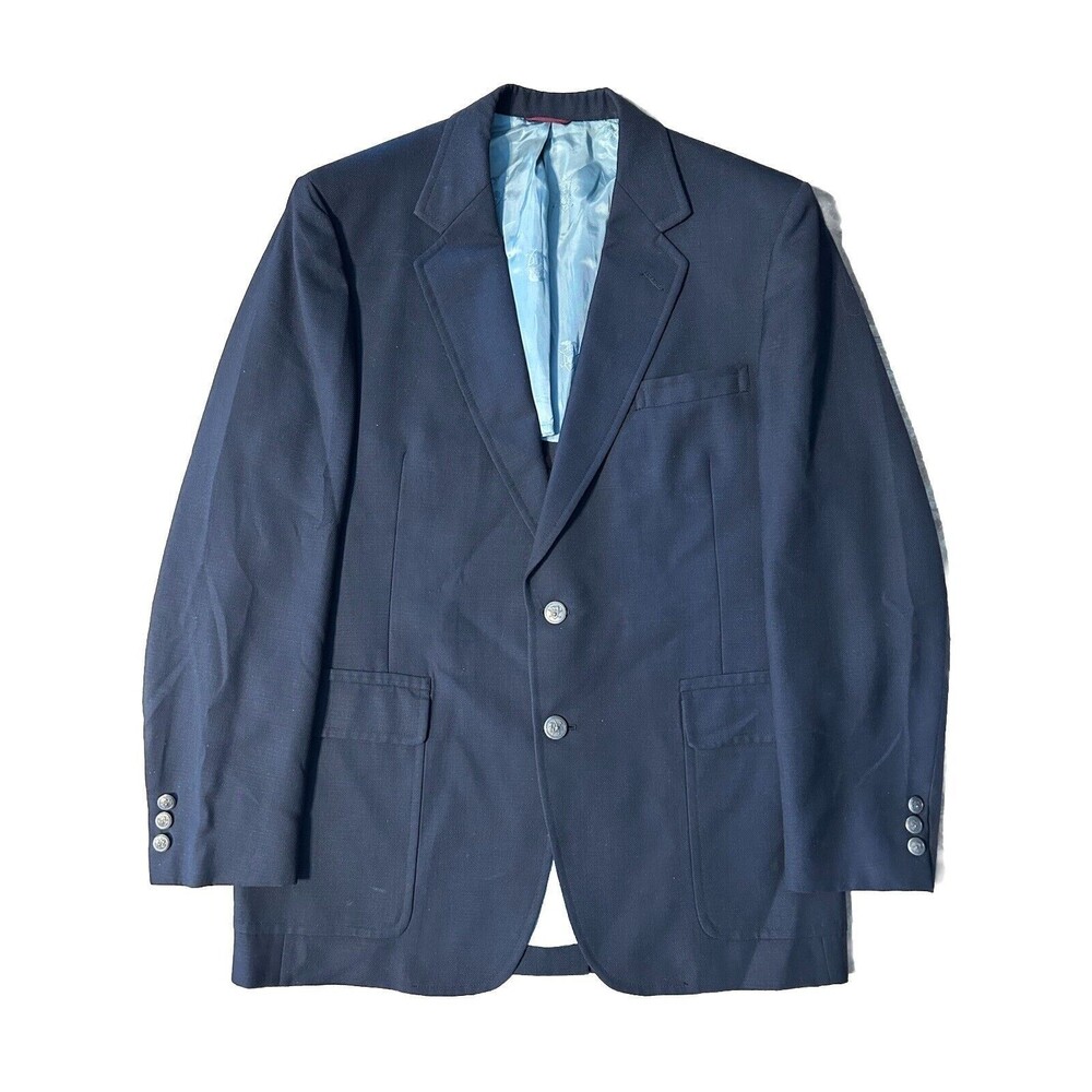 Jack Nicklaus Navy Jacket Tournament Series Suit Blazer Masters Golf Jacket 43L